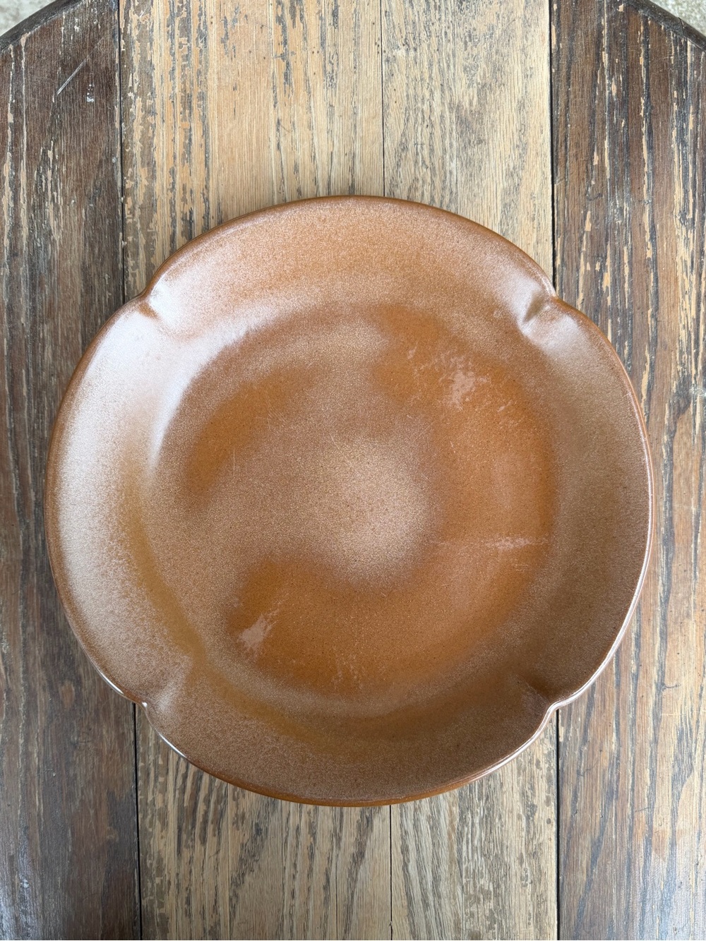 Frankoma 5F Plainsman Prairie Brown Dinner Plate